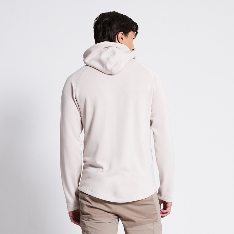 Functional hoodie "Vasared" Chalk White